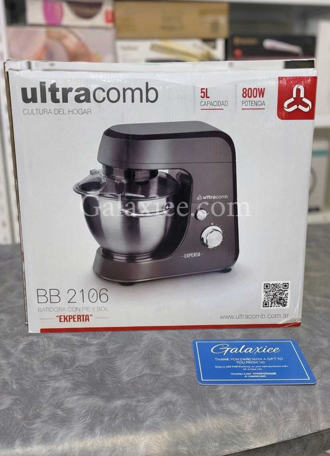 Ultracomb BB2106 Stand Mixer 5L 800W Planetary Galaxiee