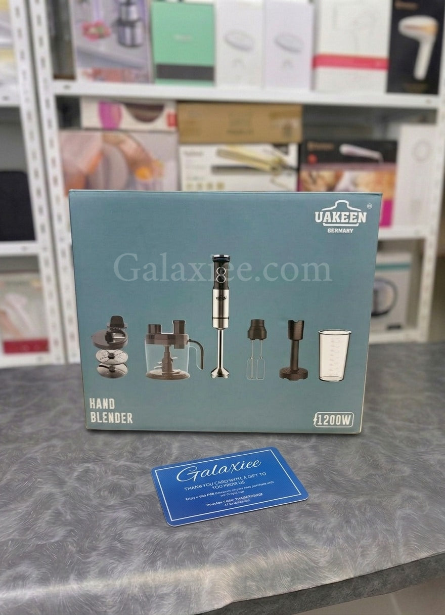 Uakeen ZL-517 Hand Blender 8-in-1 1200W Turbo Galaxiee