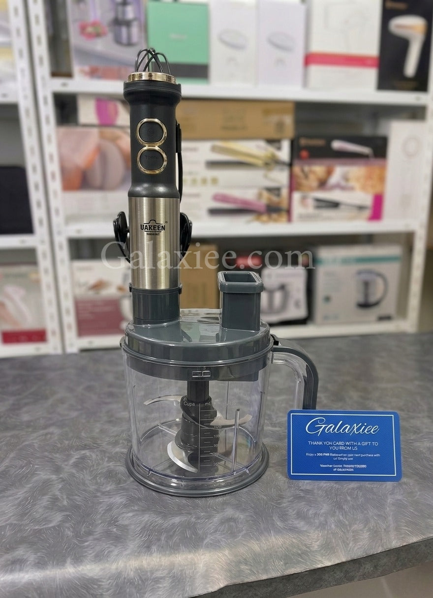 Uakeen ZL-517 Hand Blender 8-in-1 1200W Turbo Galaxiee