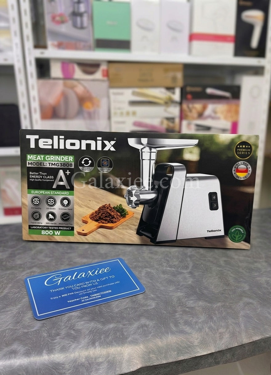 Telionix TMG3808 Meat Mincer 800W Electric Grinder Galaxiee