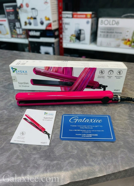 Syska SuperGlam 2-in-1 Hair Straightener Galaxiee