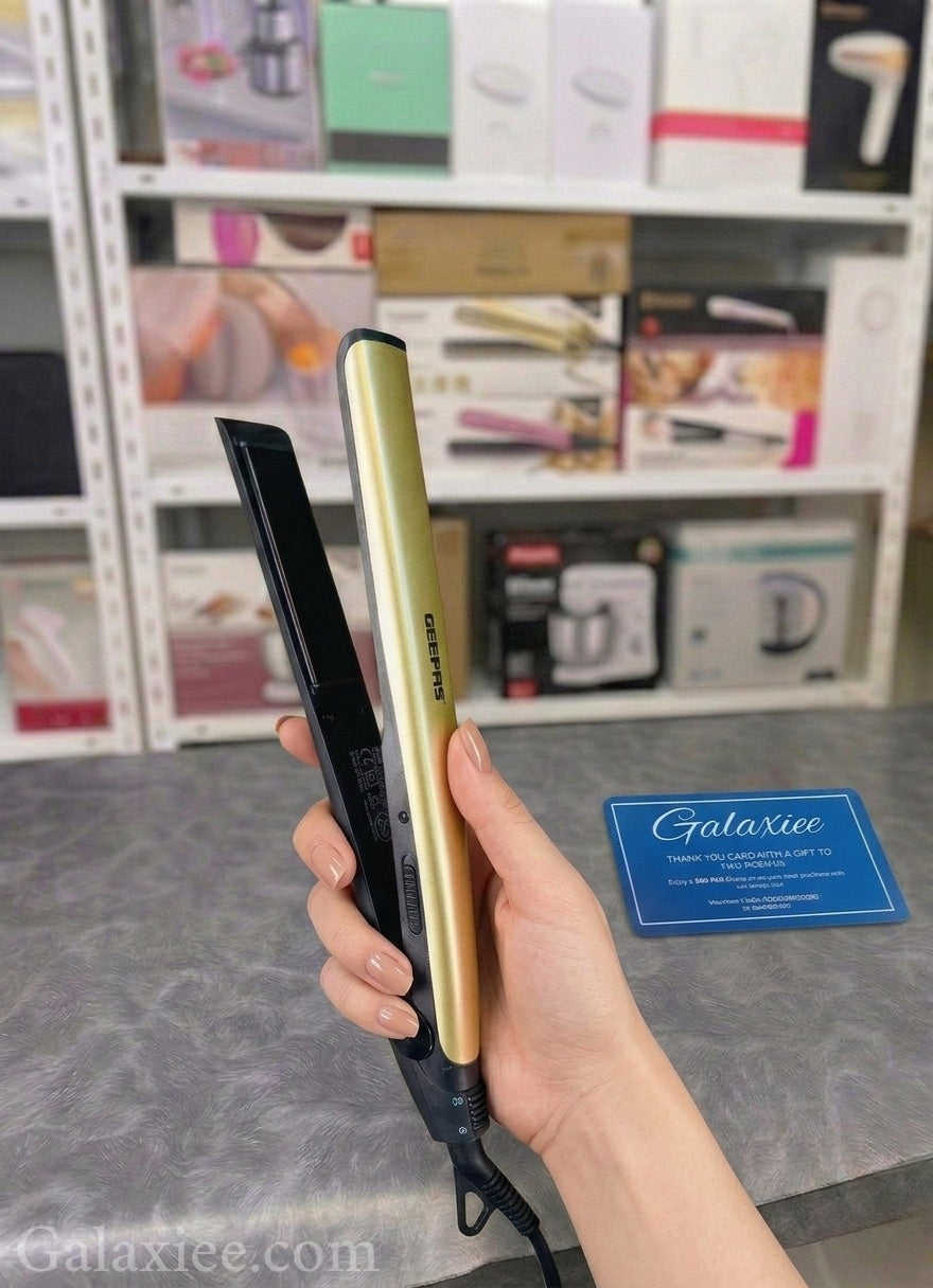 Geepas 3-in-1 Hair Styler Dryer Straightener Curler Galaxiee