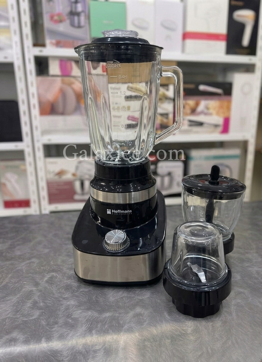 Hoffmans HM-2059 Blender 3-in-1 1000W Glass Jar Galaxiee