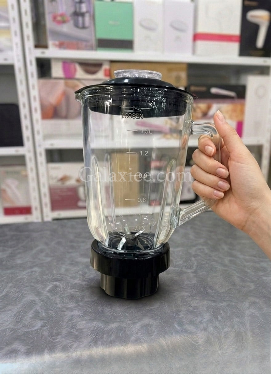 Hoffmans HM-2059 Blender 3-in-1 1000W Glass Jar Galaxiee