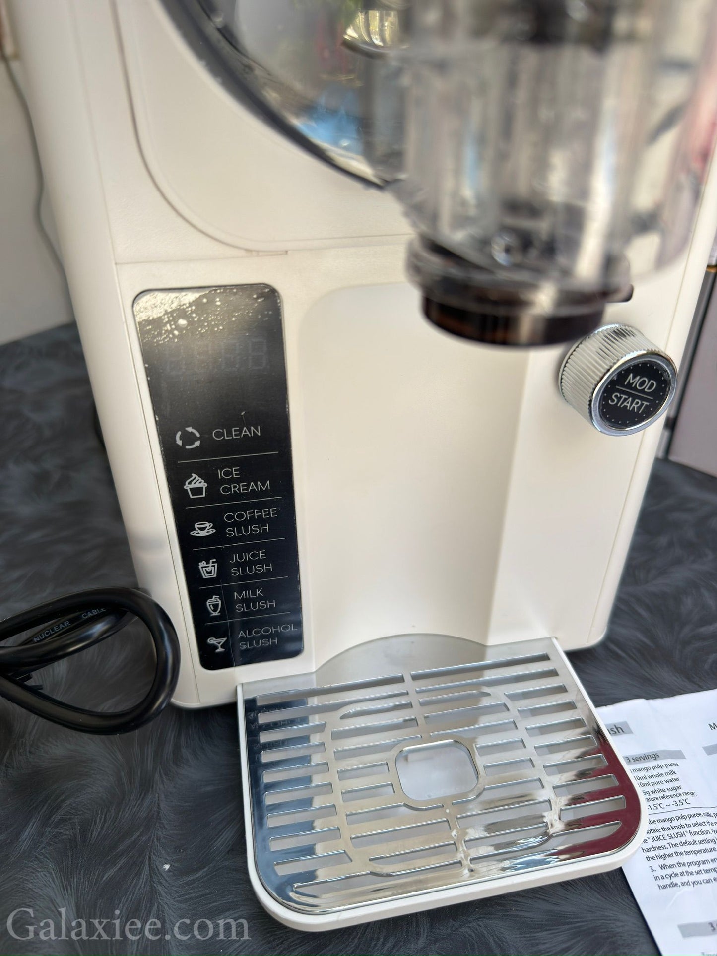 Slushie Maker Soft Serve Ice Cream Machine Galaxiee