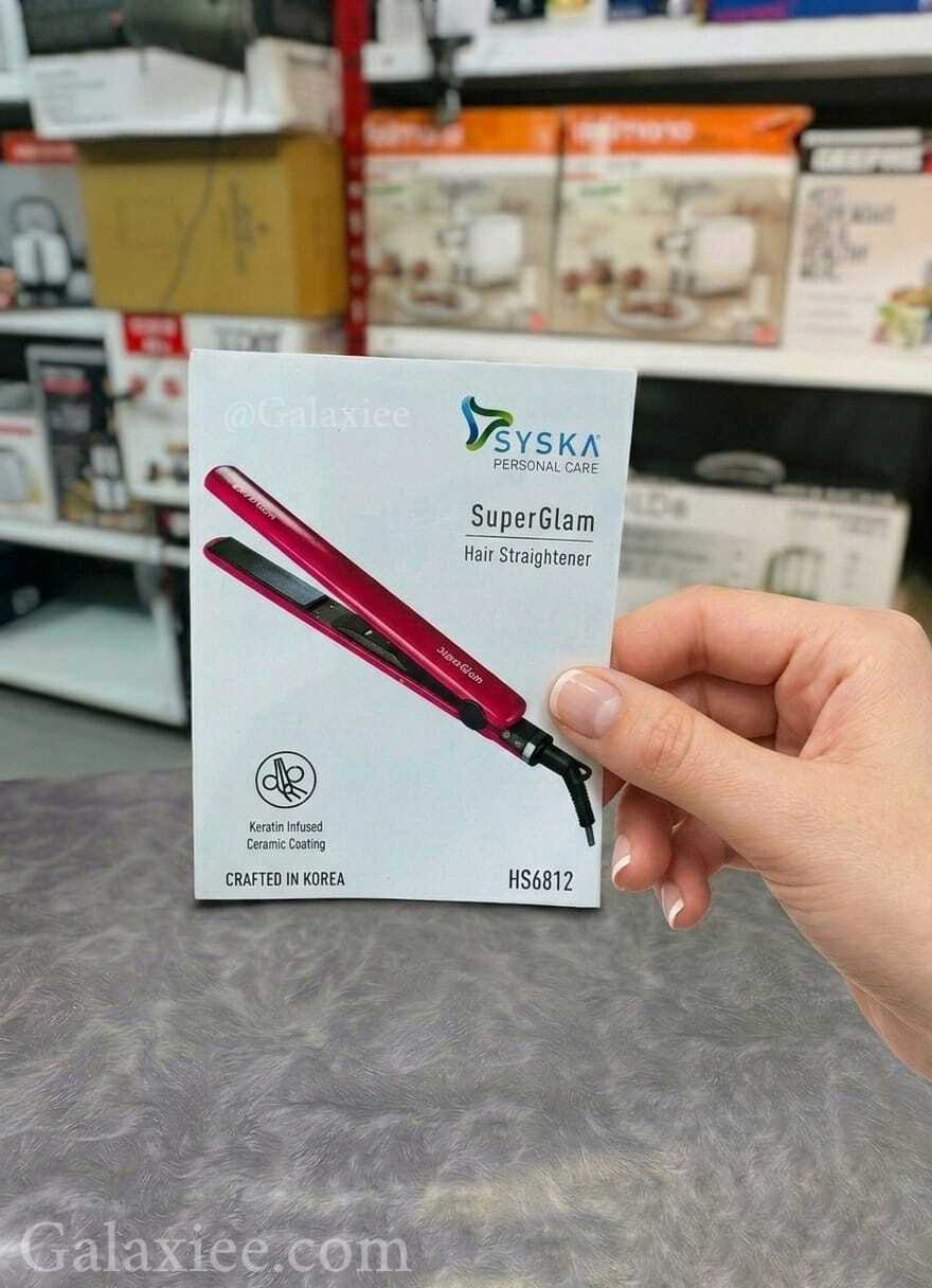 Syska SuperGlam 2-in-1 Hair Straightener Galaxiee