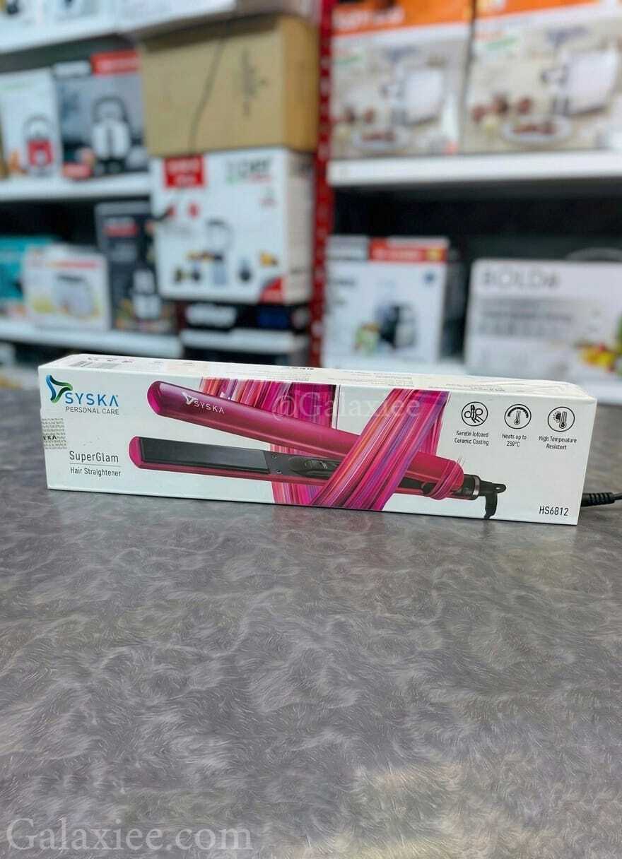 Syska SuperGlam 2-in-1 Hair Straightener Galaxiee