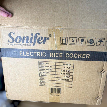 Sonifer Electric Rice Cooker SF-4039 10L