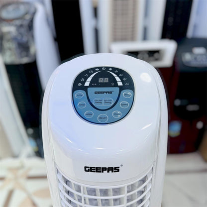 Geepas  Tower Air Cooler With Remote & LED Screen Control