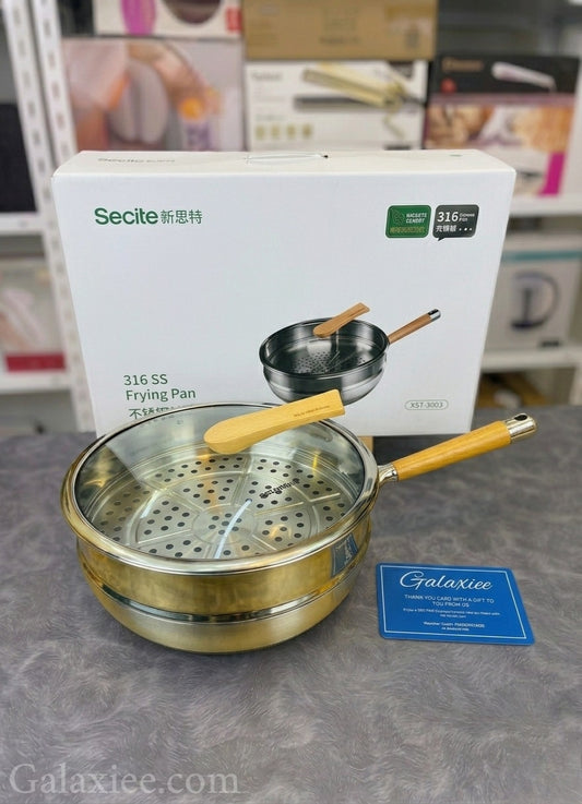 Secite XST-3003 316 Stainless Steel Fry Pan Set Galaxiee