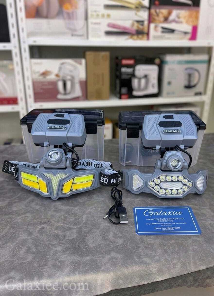 Imported Rechargeable Head Torch Gesture Control Galaxiee