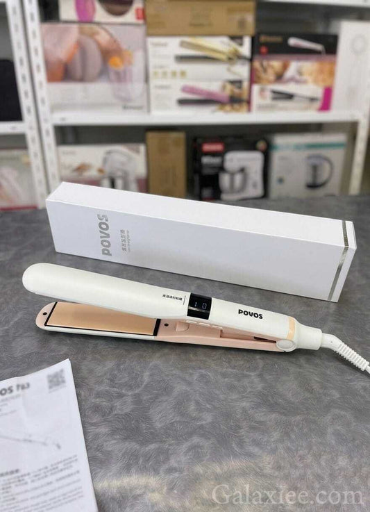 Povos hair straightener 220C fast heating iron - price in Pakistan | Galaxiee