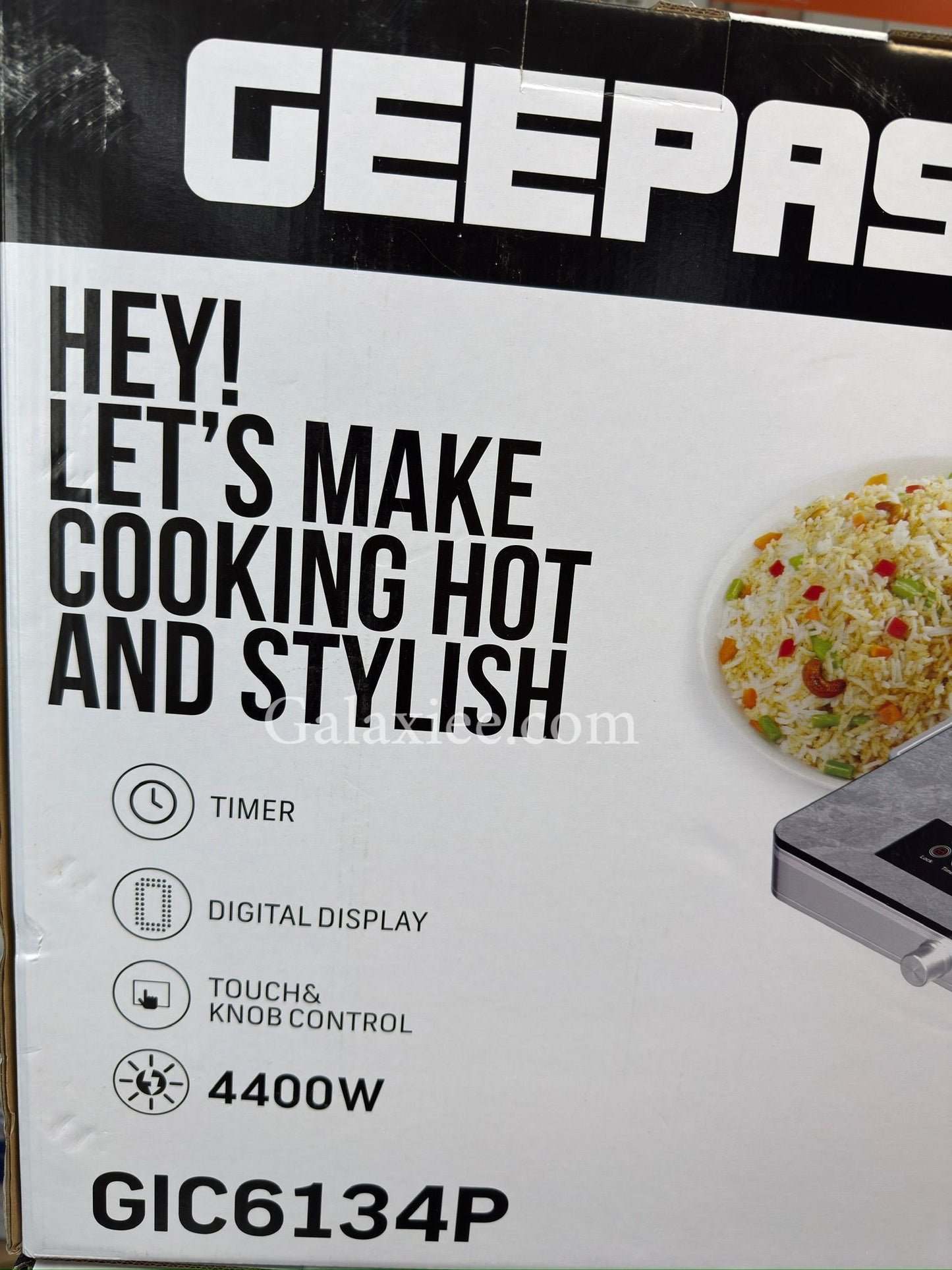 Geepas GIC6134P Infrared Cooker 4400W Dual Burner Galaxiee