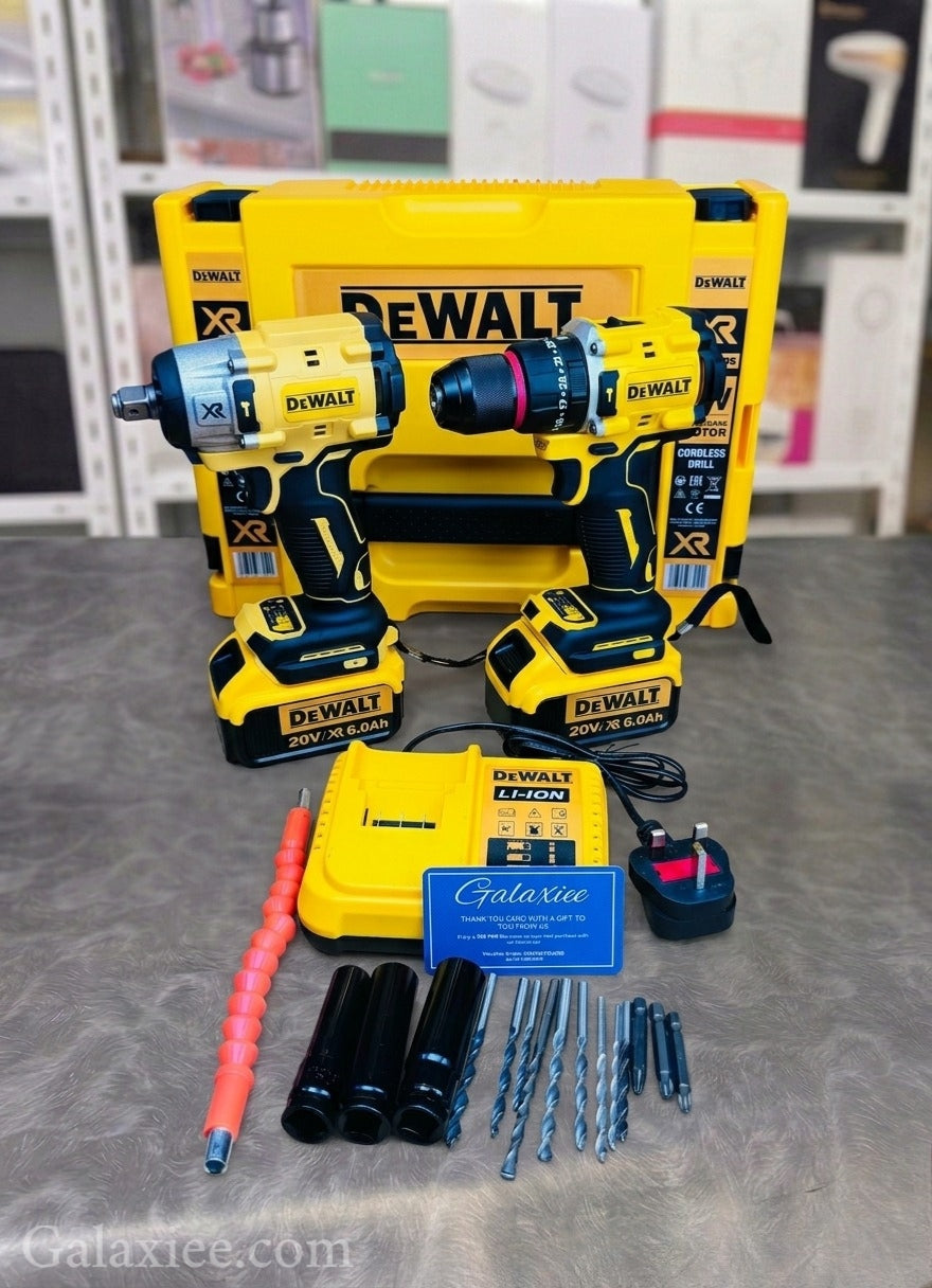 DeWalt 2-in-1 Drill & Impact Wrench Tool Kit Czech Republic Galaxiee