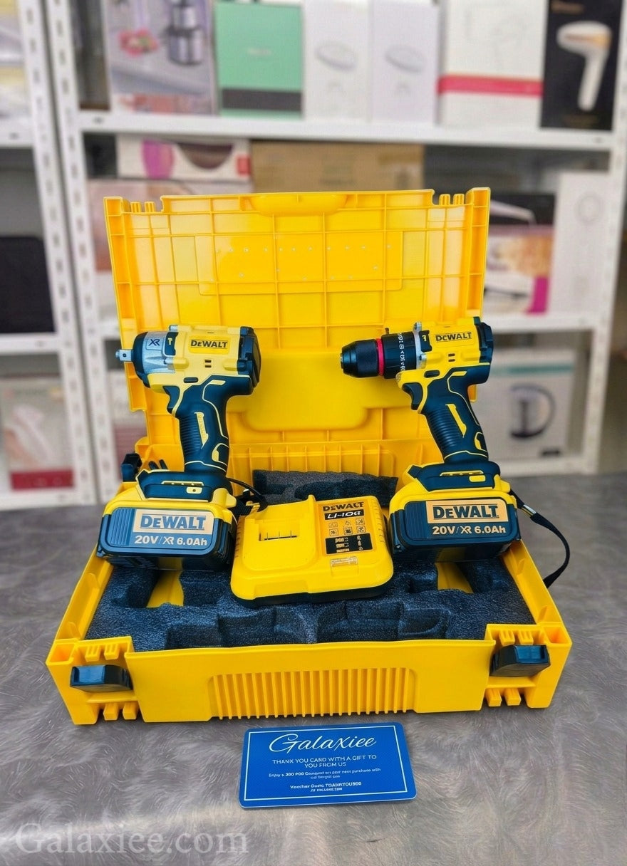 DeWalt 2-in-1 Drill & Impact Wrench Tool Kit Czech Republic Galaxiee