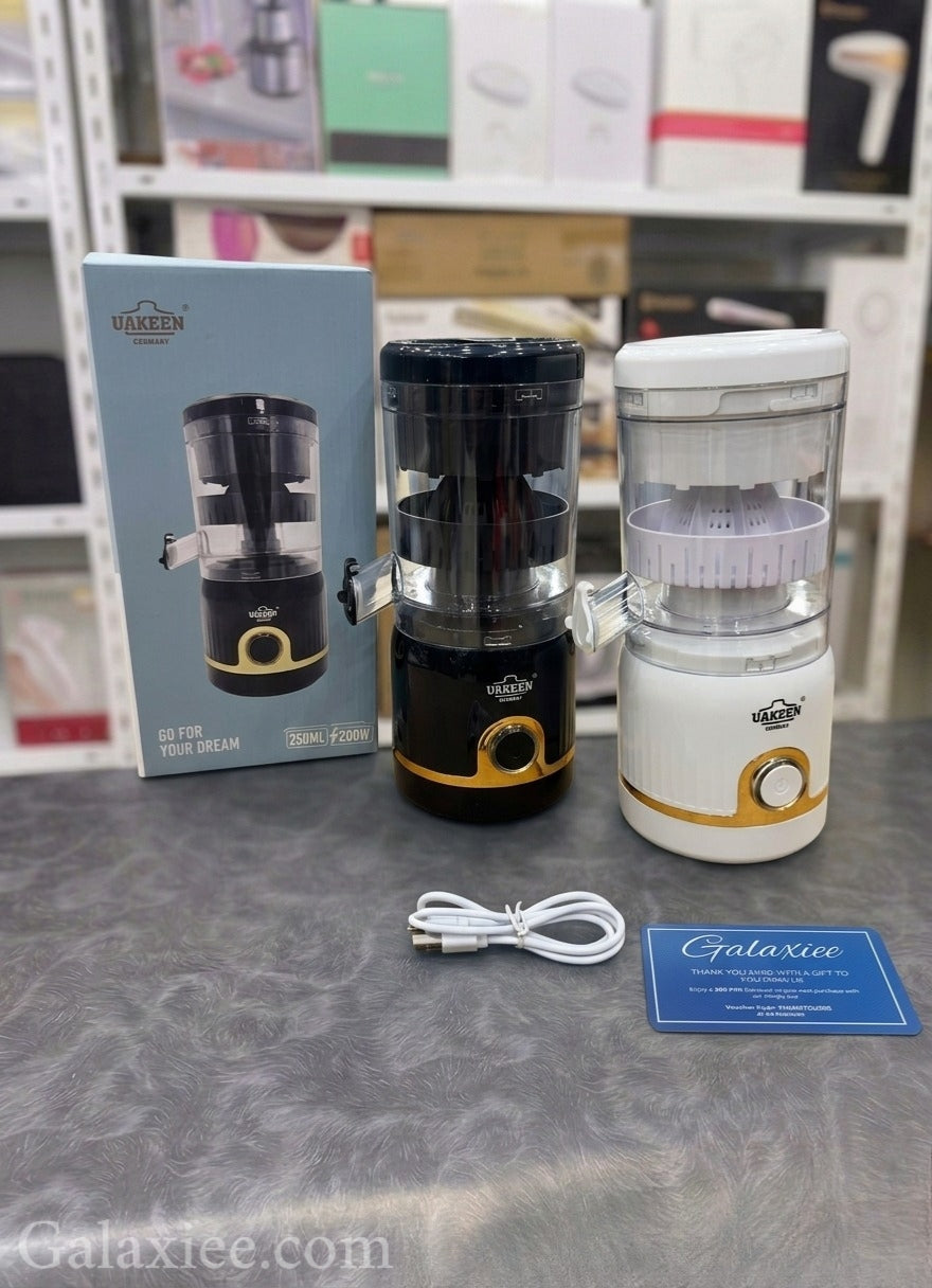 UAKEEN  Rechargeable Citrus Juicer 250ml Galaxiee