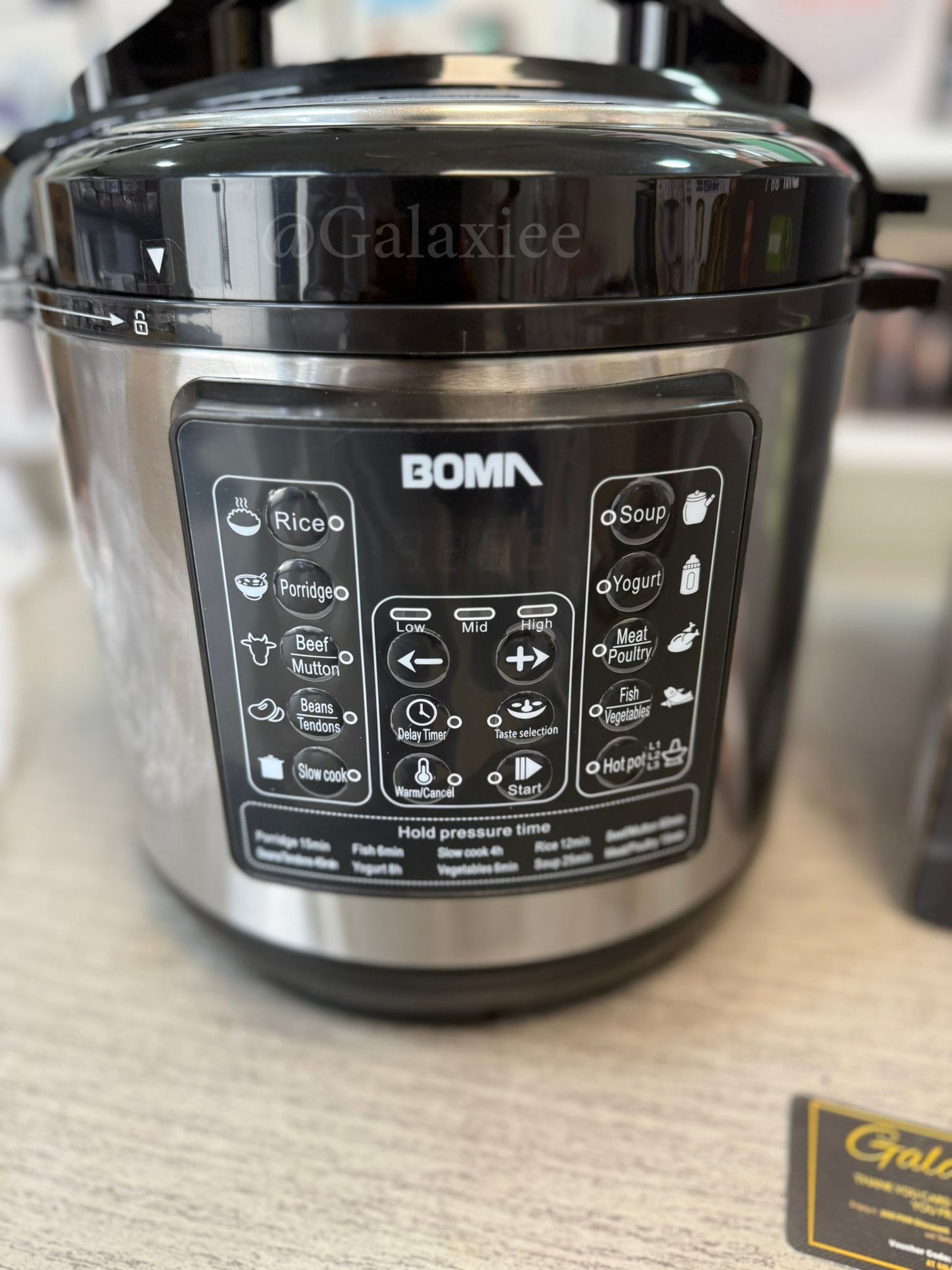 BOMA BM-60-1 6L Electric Pressure Cooker Galaxiee