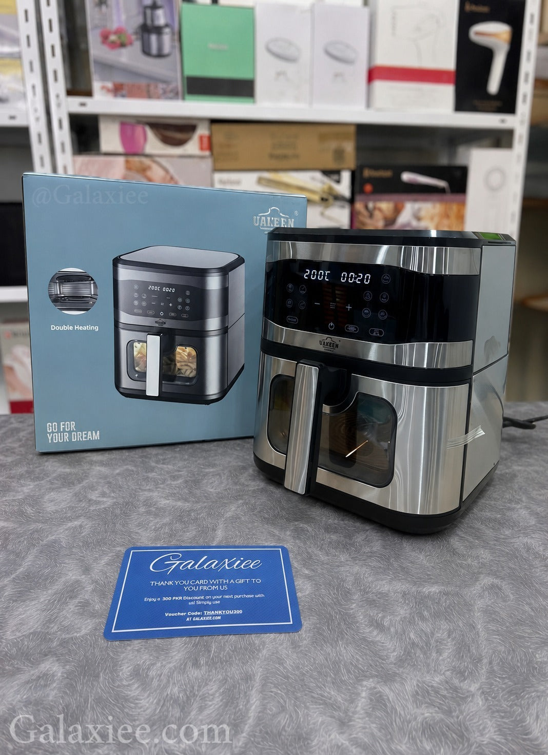 UAKEEN ZL-1709 Digital Air Fryer 10L 2800W Galaxiee
