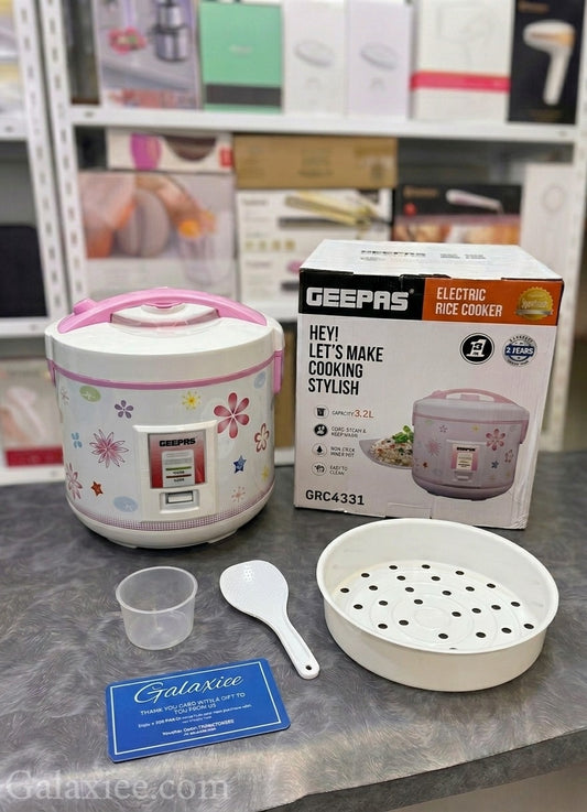 GEEPAS GRC4331 Electric Rice Cooker 3.2L Galaxiee