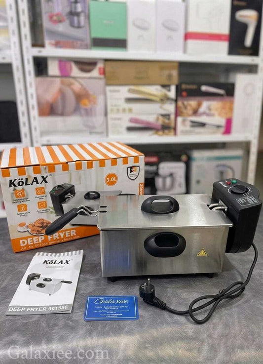 KöLAX Germany 901556 Electric Deep Fryer 3L Galaxiee
