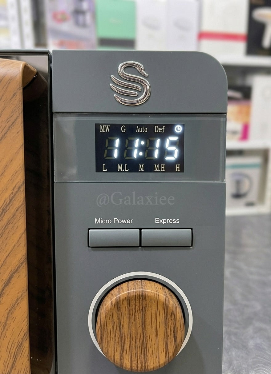 Swan UK SM22036 Nordic Collection 20L 800W Digital Microwave Galaxiee