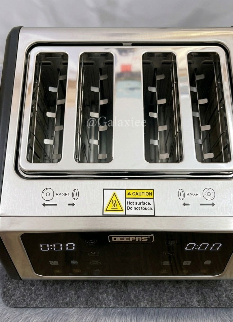 Geepas GBT36569UK Digital 4 Slice Toaster Galaxiee