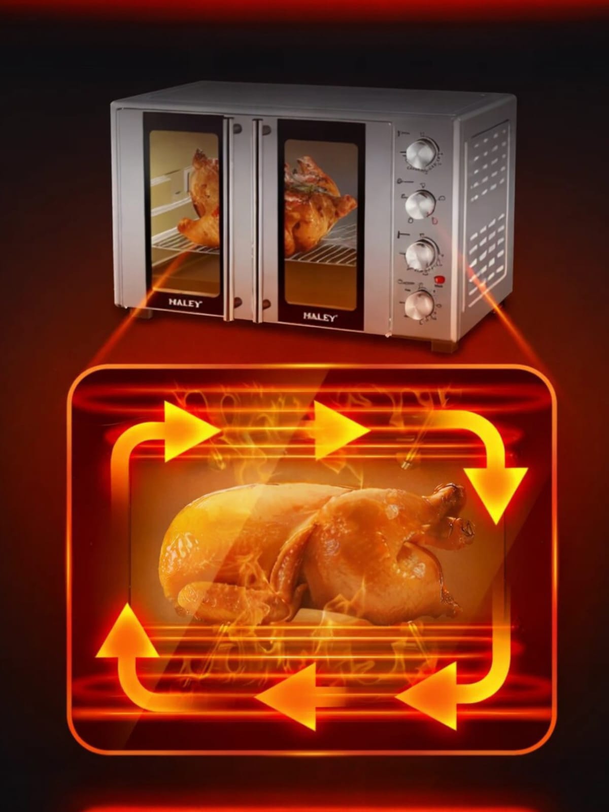 Haley HY-5131 3000W 65L Electric Oven Galaxiee