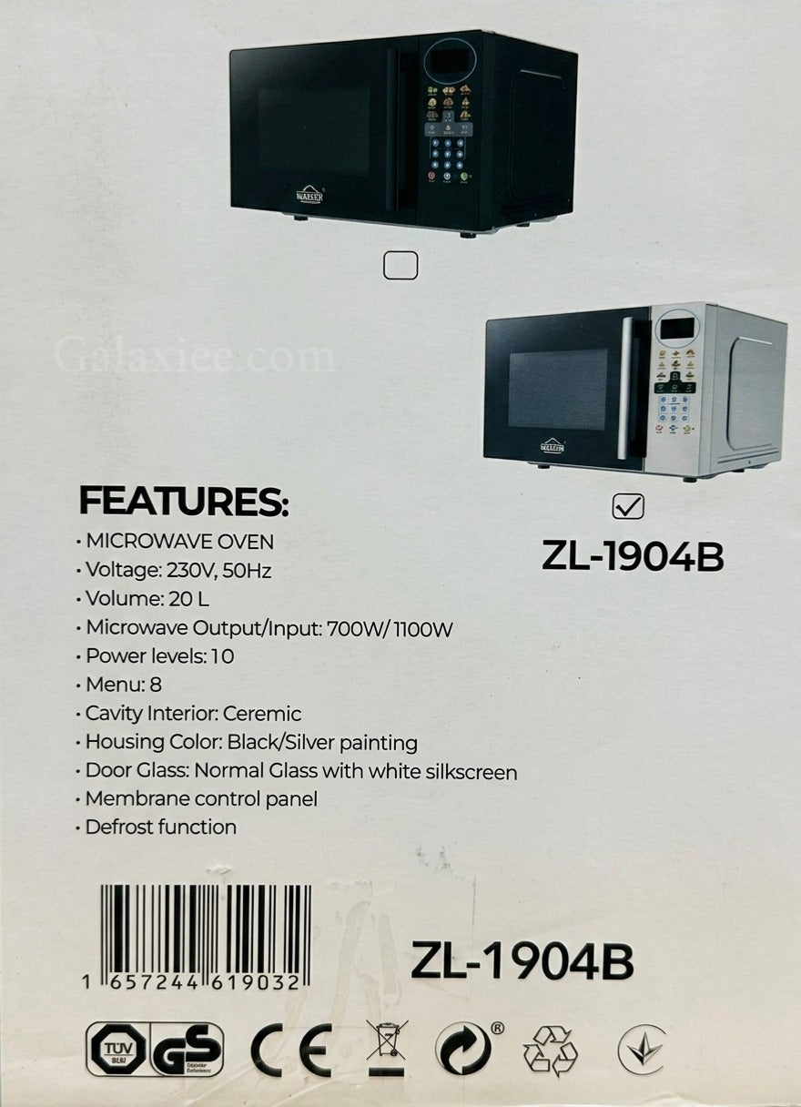 UAKEEN ZL-1904B 20L Digital Microwave Oven Galaxiee