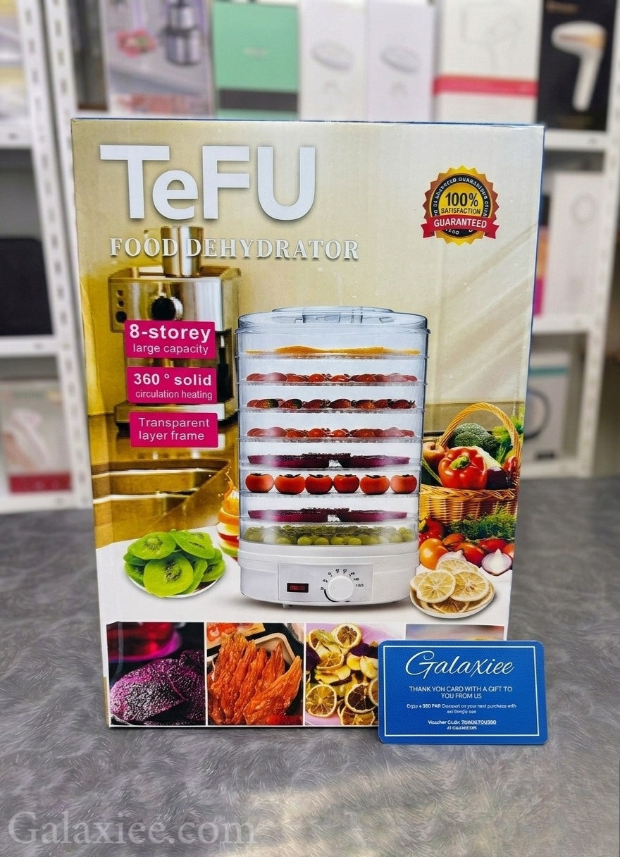 TeFU 8-Tray Food Dehydrator Dryer Galaxiee