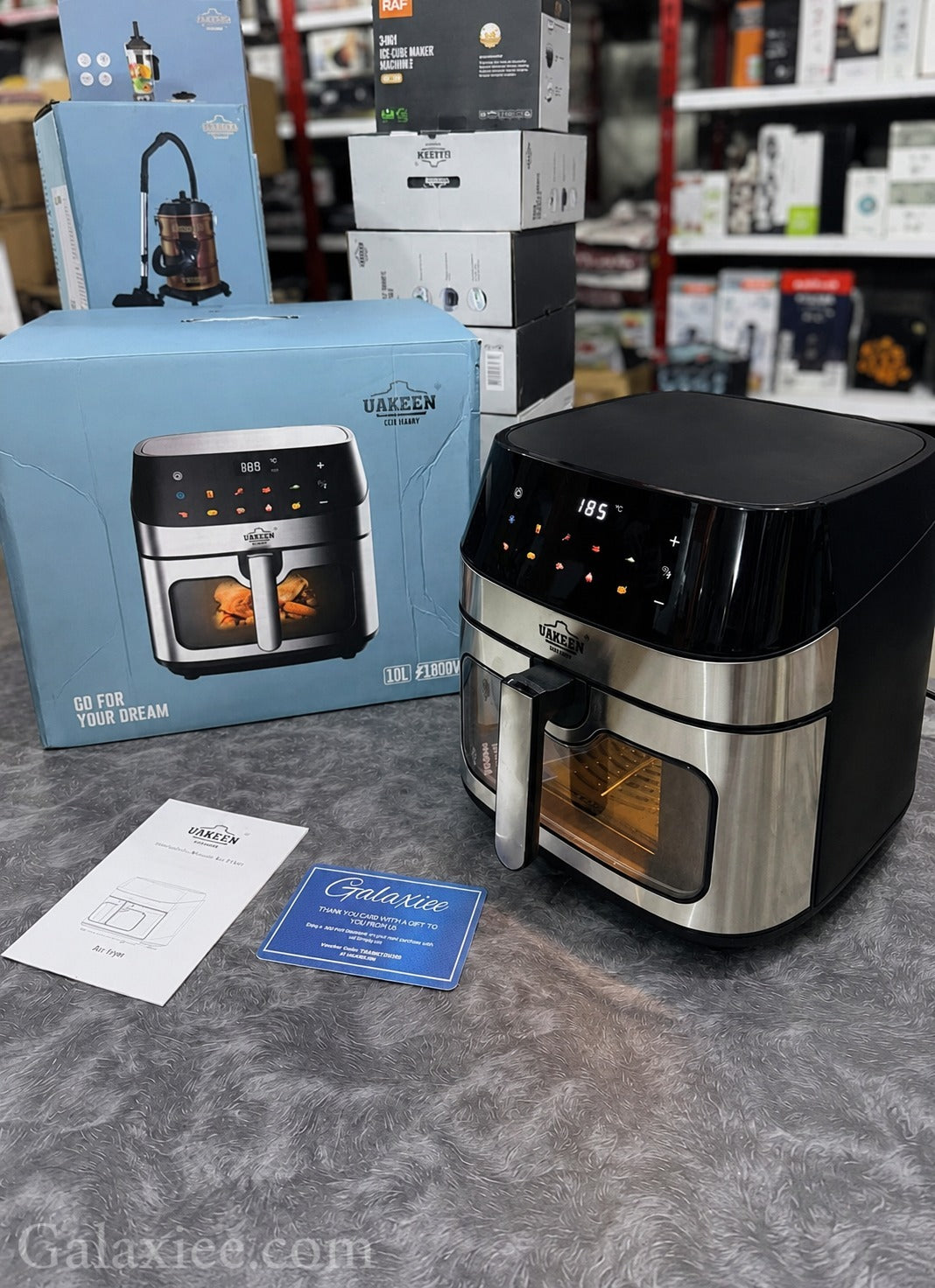 UAKEEN ZL-1706 10L Digital Air Fryer Galaxiee