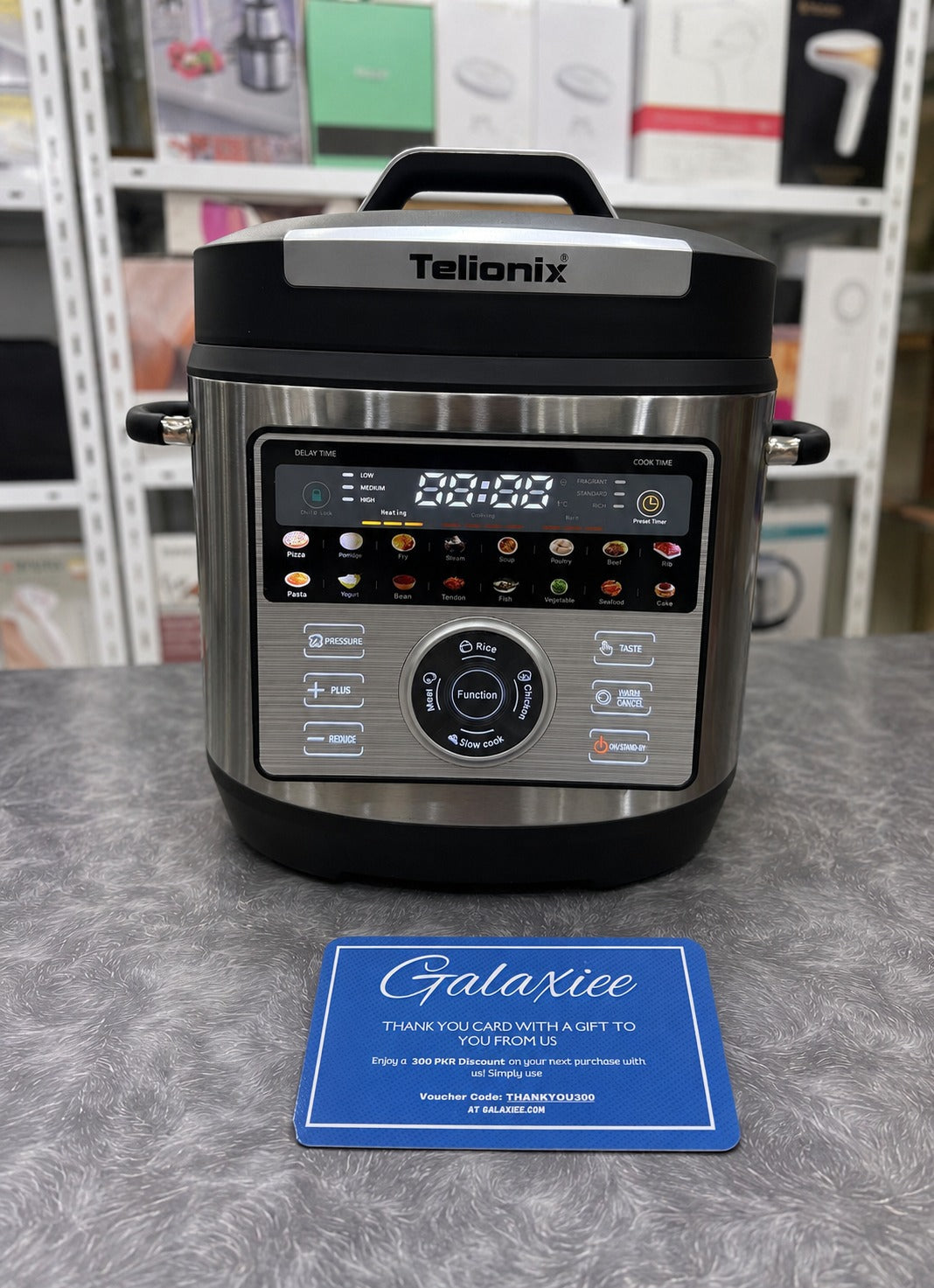 Telionix TPC3675 6L Digital Pressure Cooker Galaxiee