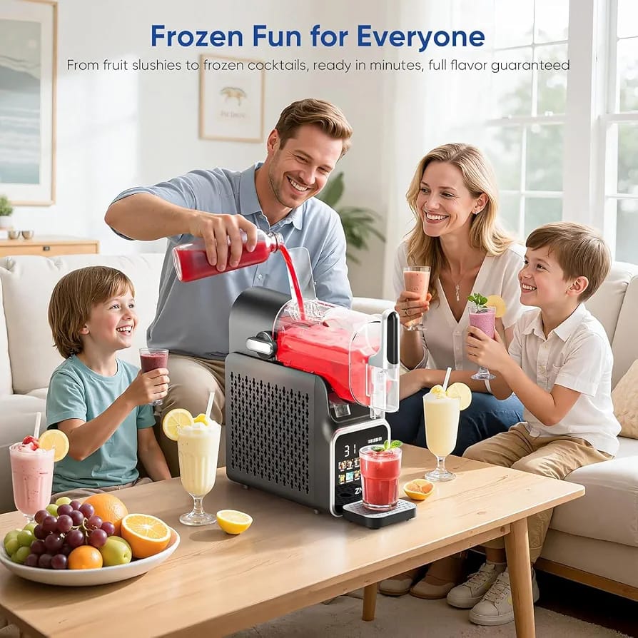 UAKEEN Slushie Machine 6 Presets Touch Screen Galaxiee