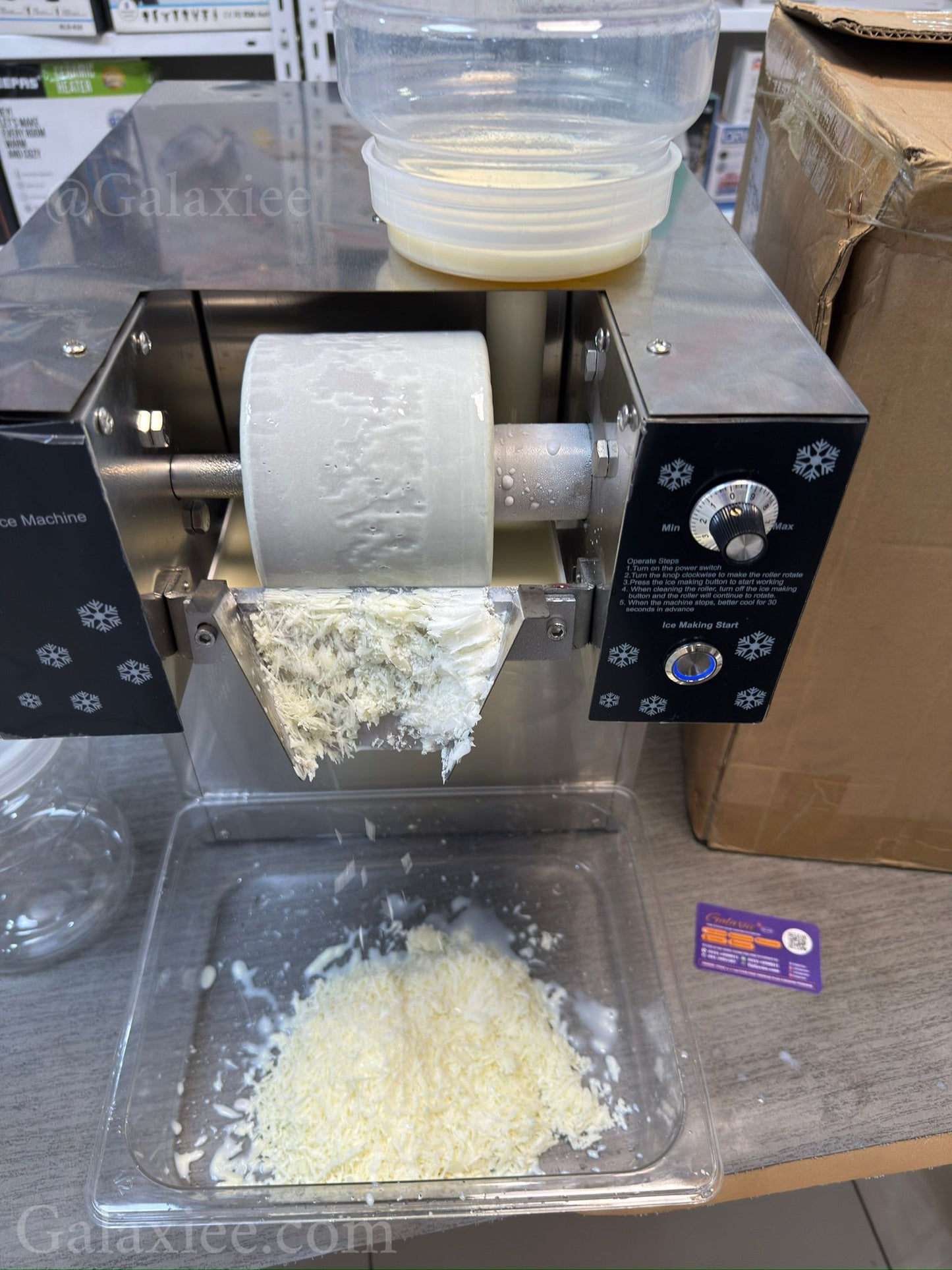 X410 Snowflake Ice Shaver Machine Galaxiee
