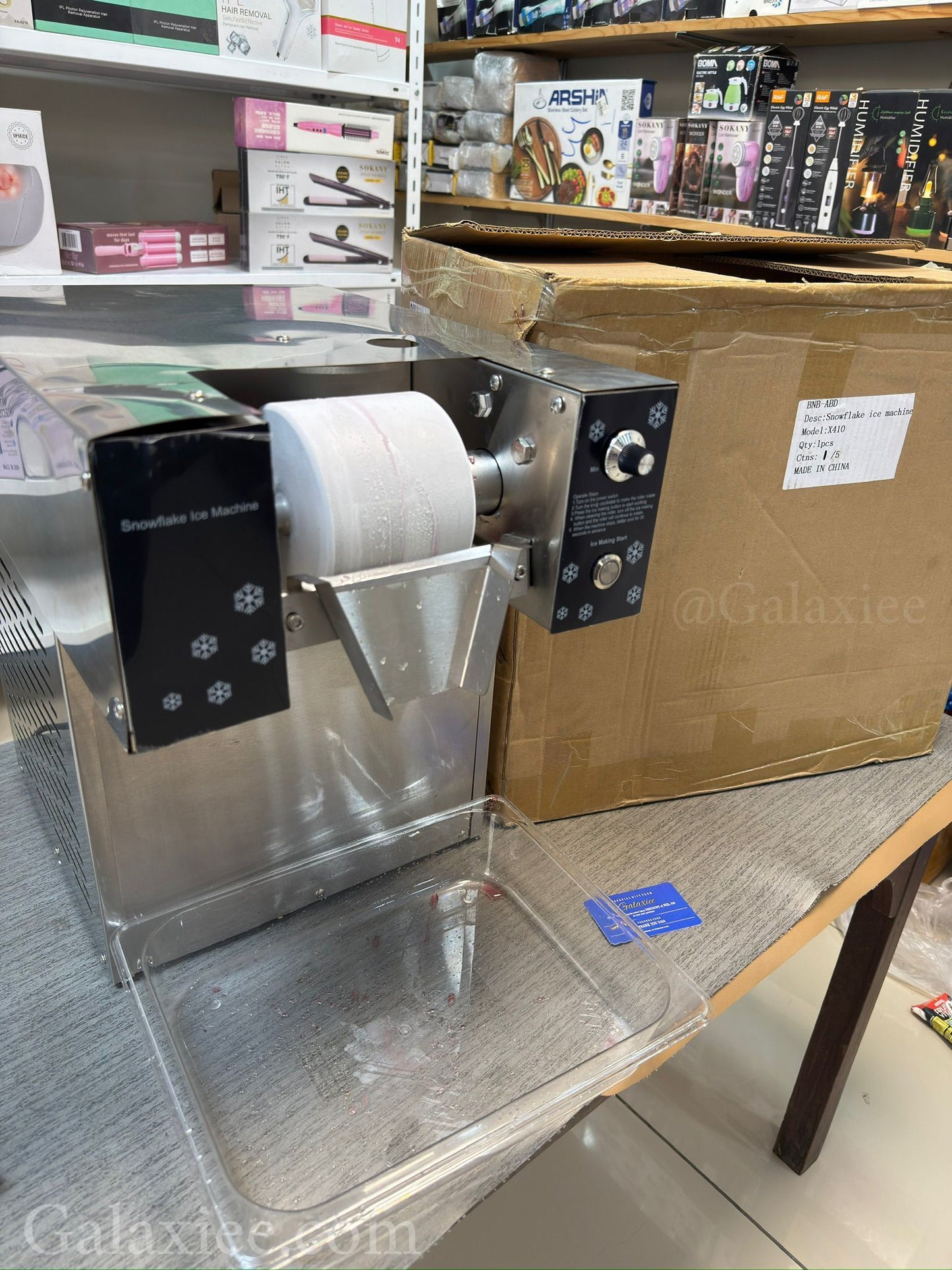 X410 Snowflake Ice Shaver Machine Galaxiee