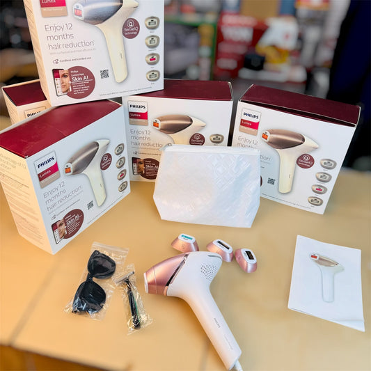 Philips Lumea 9900 Series IPL Hair Removal – Body, Face & Precision Attachments (Bikini & Underarms)