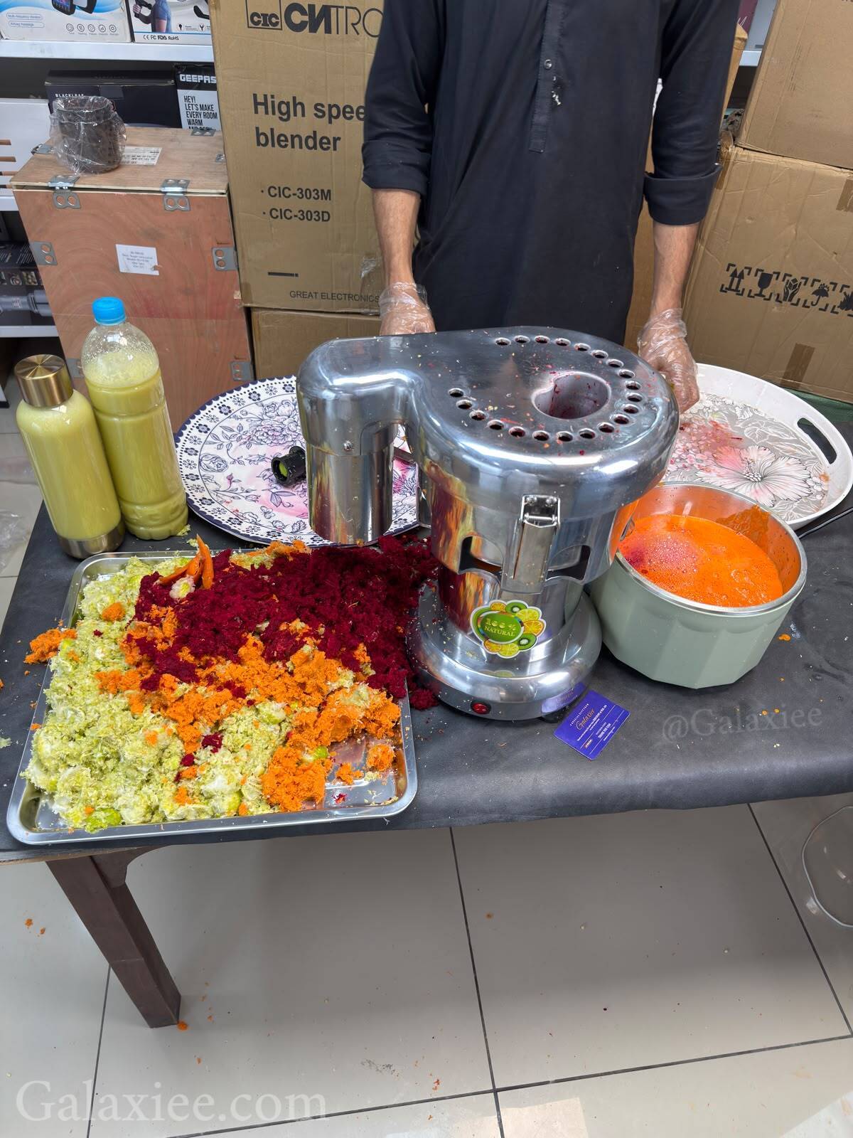 WF-A3000 Commercial Stainless Steel Juicer 370W  Galaxiee