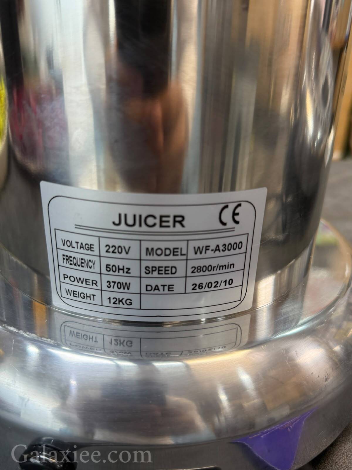 WF-A3000 Commercial Stainless Steel Juicer 370W  Galaxiee