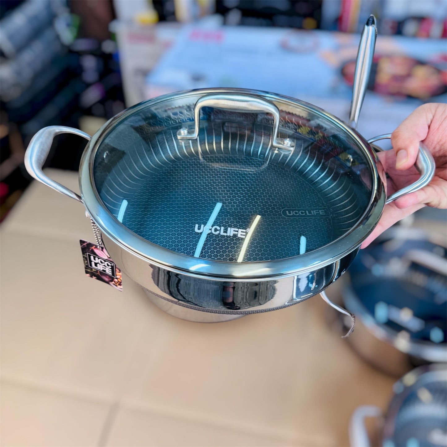 9-Piece Tri-Ply Stainless Steel Cookware Set