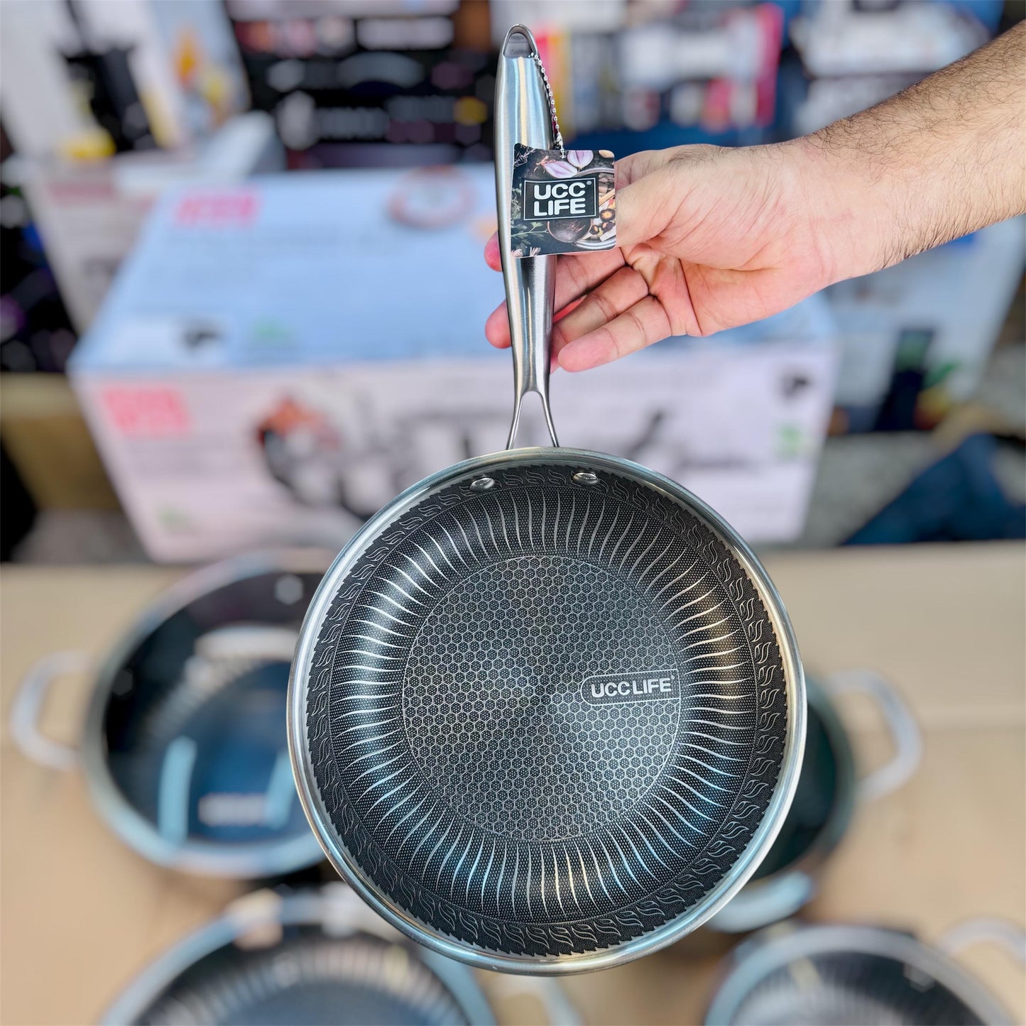 9-Piece Tri-Ply Stainless Steel Cookware Set