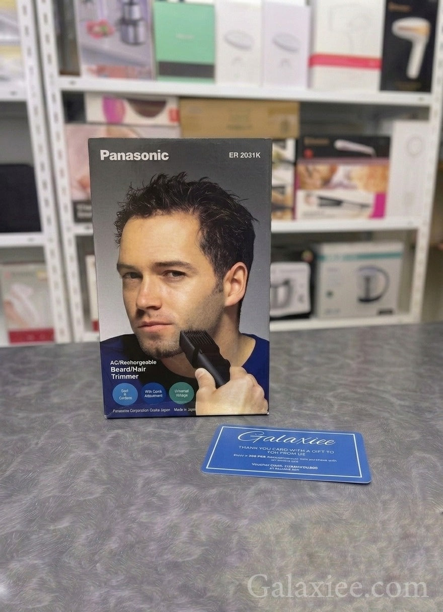 Panasonic ER2031K Rechargeable Hair & Beard Trimmer – Galaxiee
