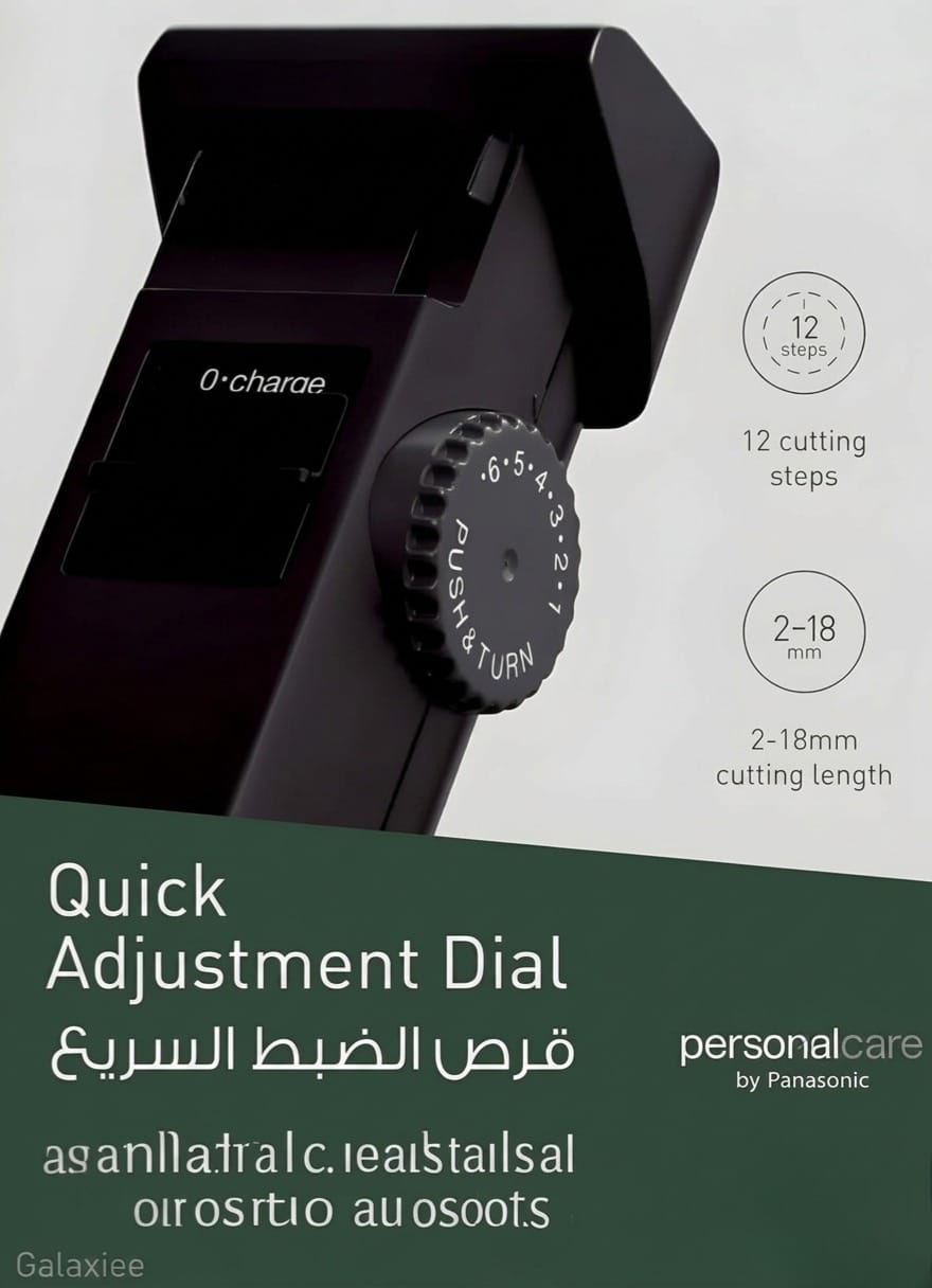 Panasonic ER2031K Rechargeable Hair & Beard Trimmer – Galaxiee