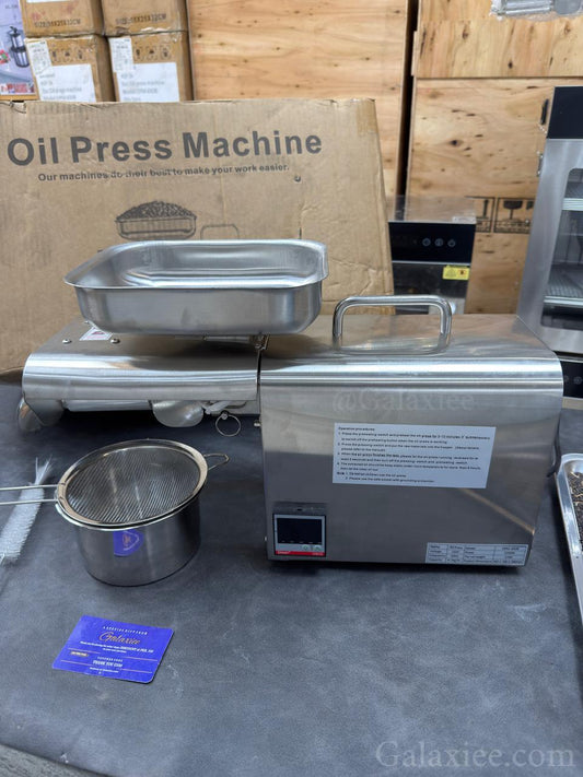 Stainless Steel Oil Press Machine – Pure & Fresh Oil at Home!