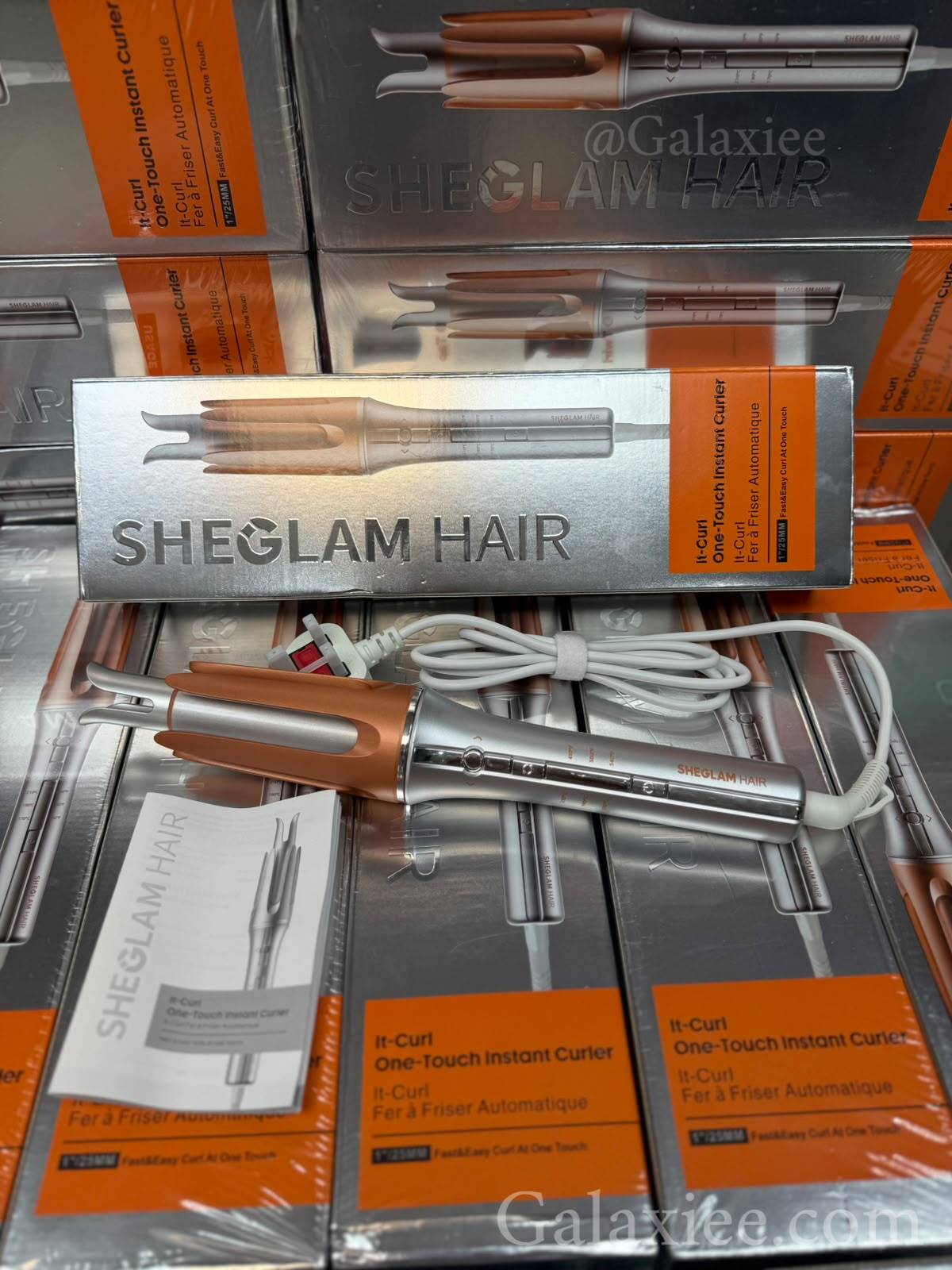 SHEGLAM Automatic Hair Curler 25mm Ceramic Rotating Galaxiee