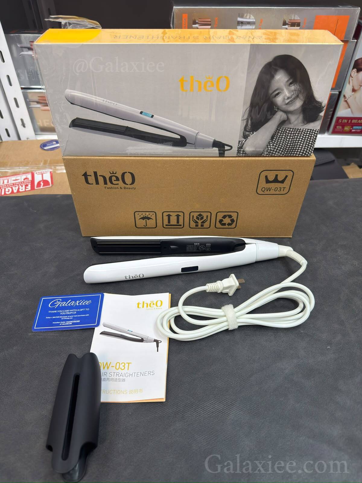 theO Hair Straightener & Curler 45W – Galaxiee