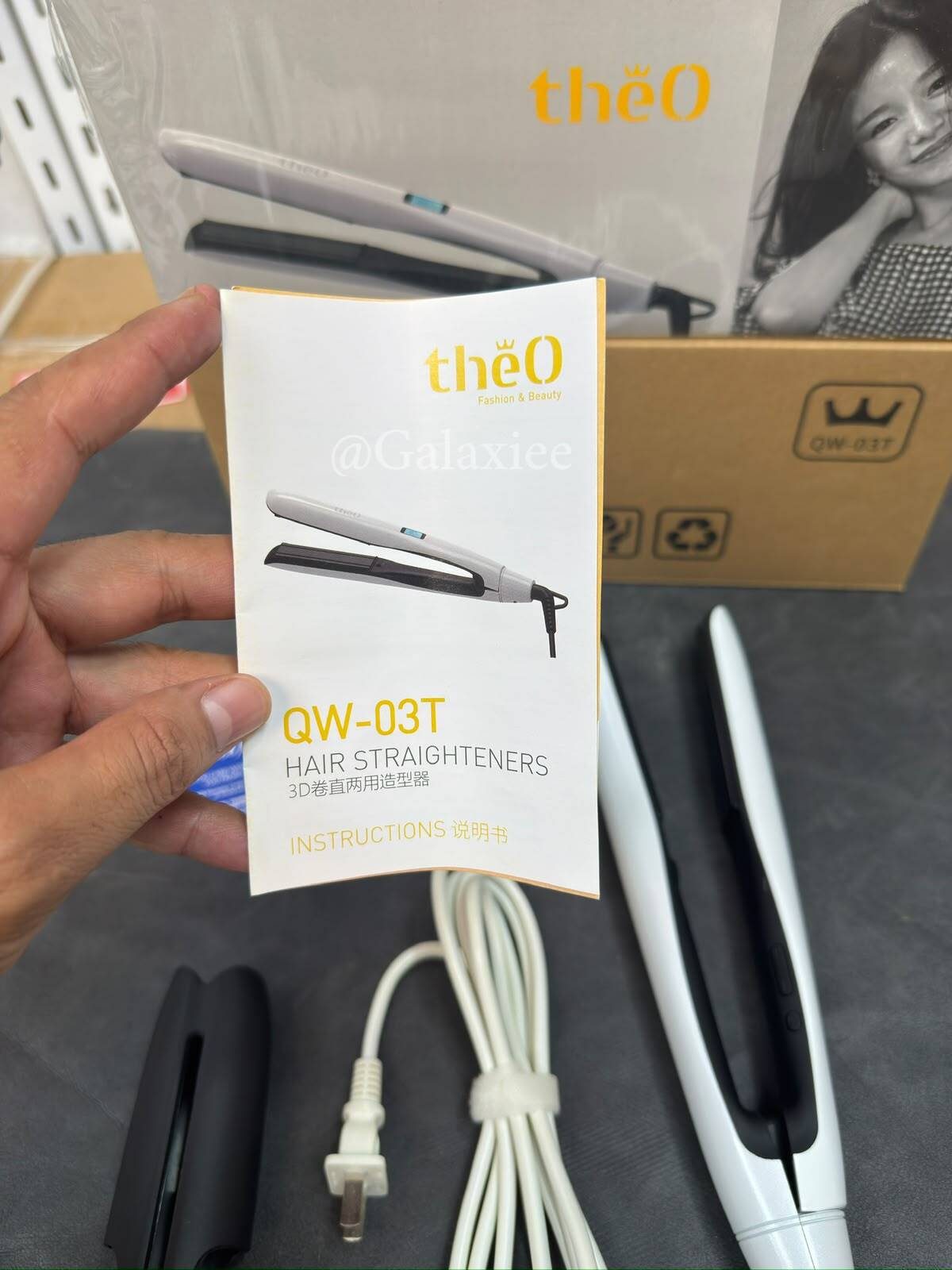 theO Hair Straightener & Curler 45W – Galaxiee