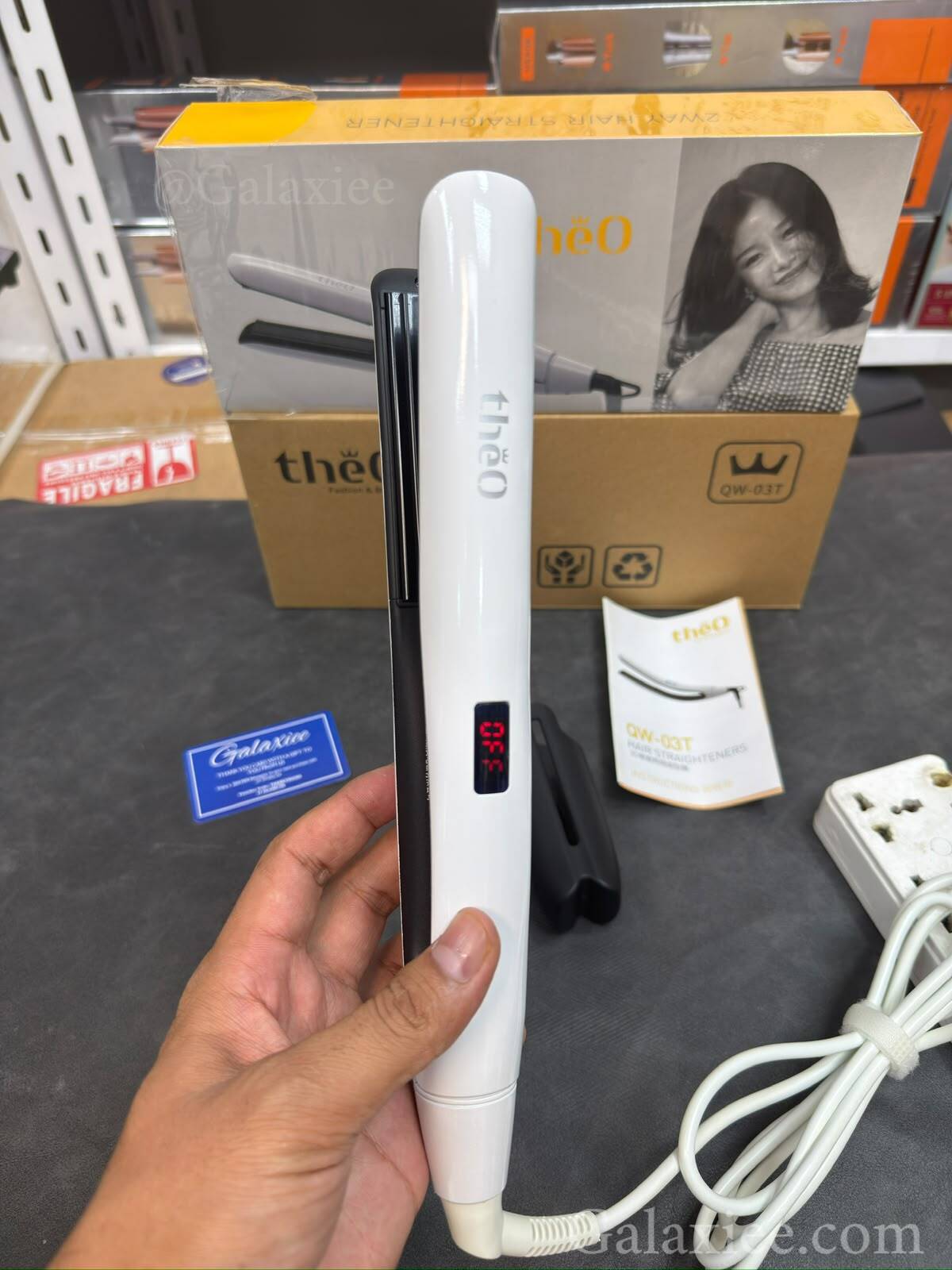 theO Hair Straightener & Curler 45W – Galaxiee
