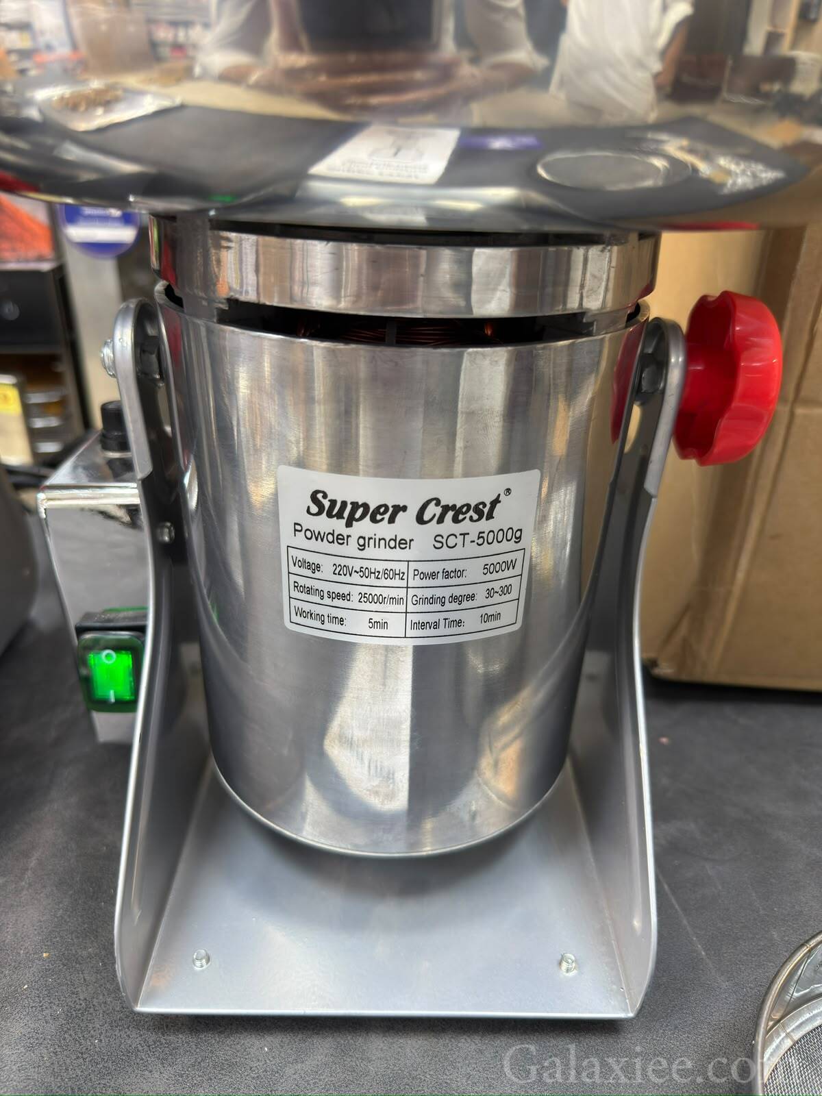 Super Crest 5000W 5000g Stainless Steel Powder Grinder Galaxiee