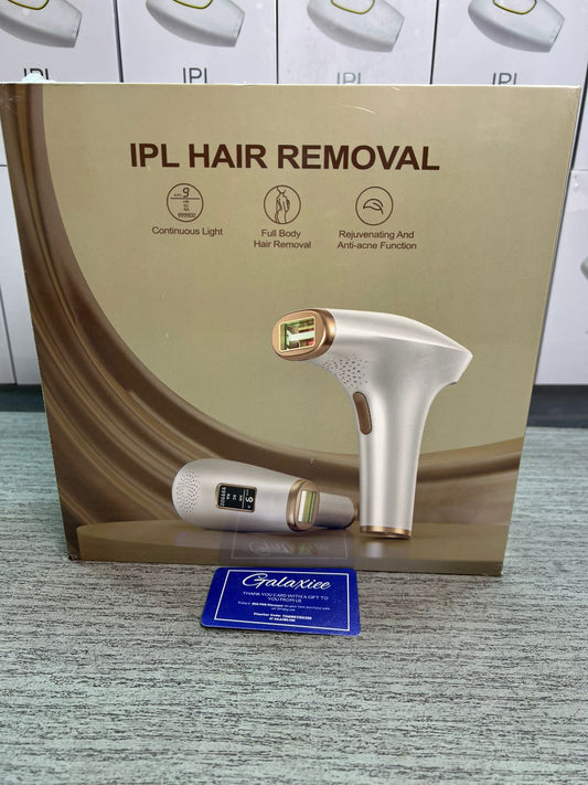 3-in-1 IPL Laser Hair Removal device with 9 Levels, Painless & Smooth