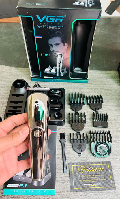 VGR  Professional 11-in-1 Grooming Kit Waterproof