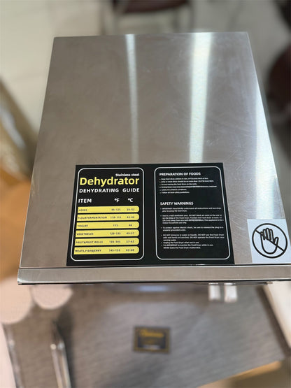 Premium Stainless Steel Food Dehydrator – 10 Trays